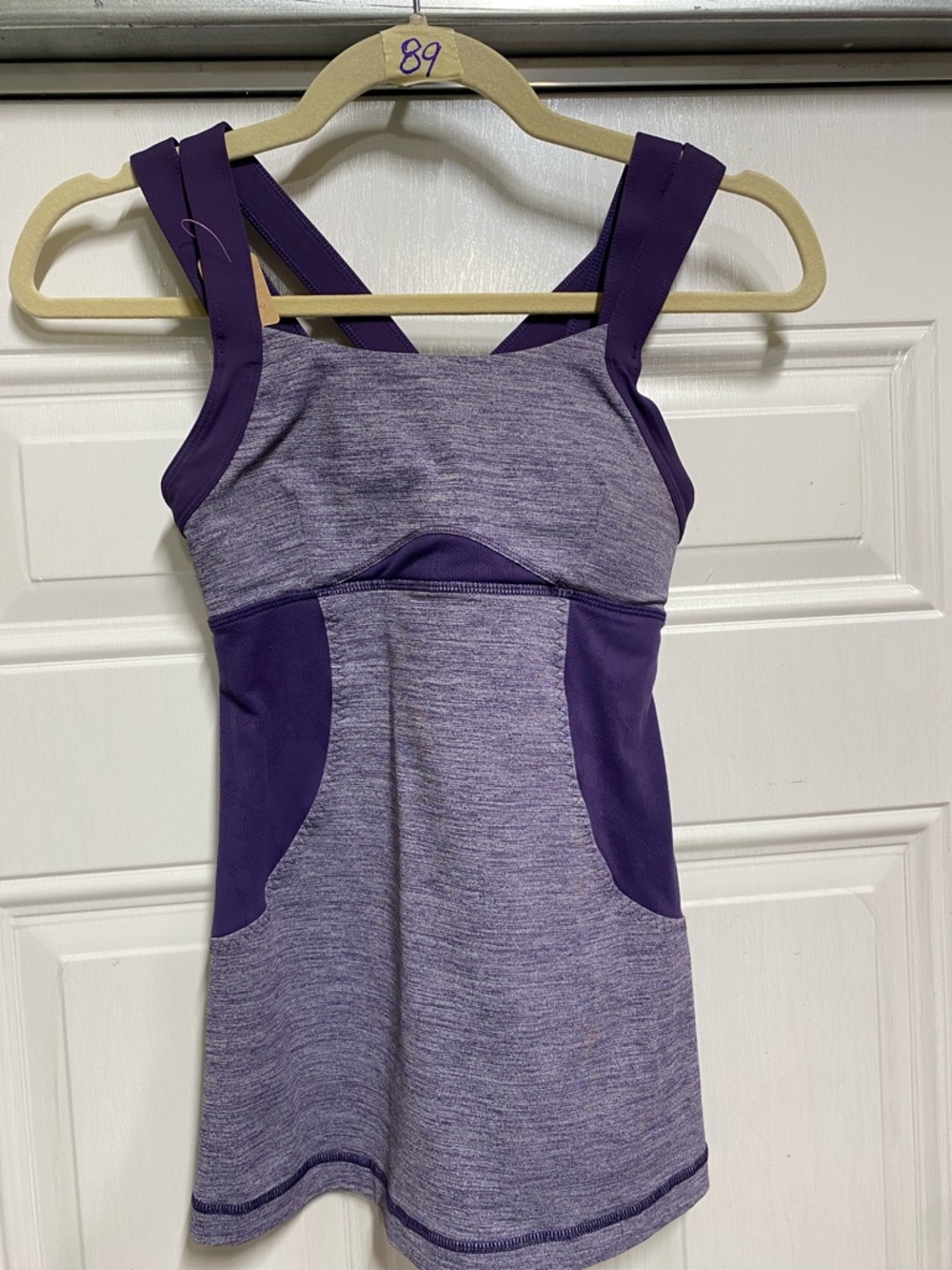 lululemon athletica Purple Heathered & Deep Purple Tank Dress